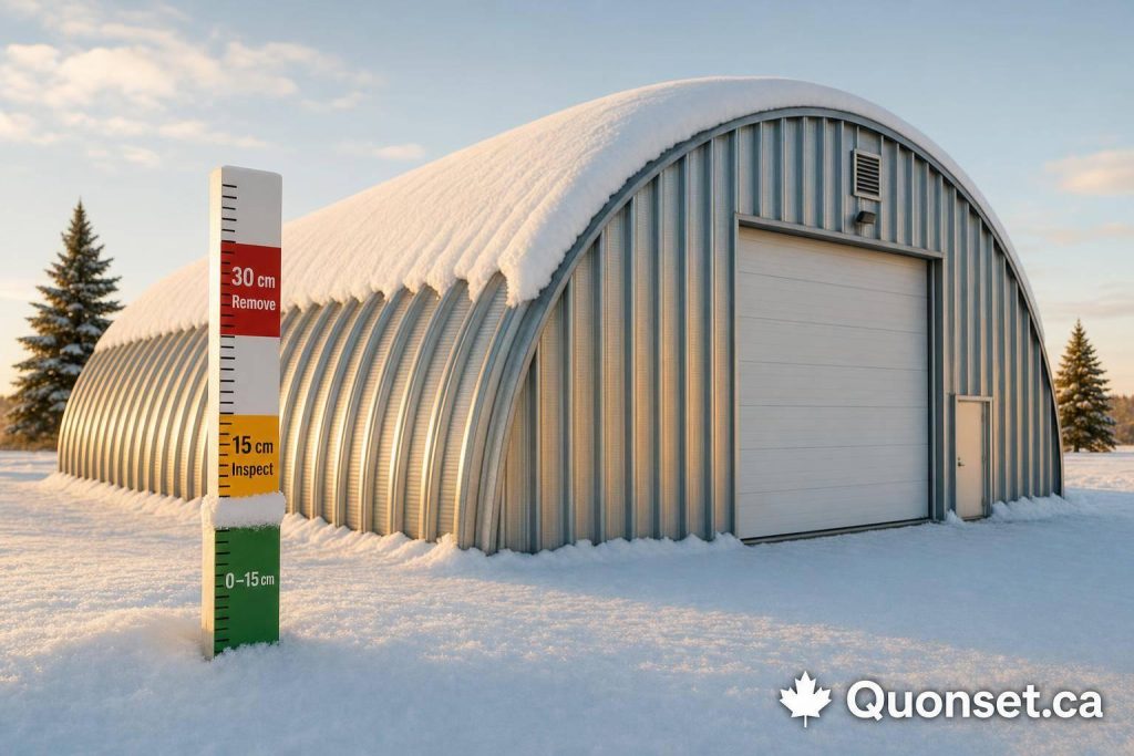 Quonset Snow Load vs Snow Removal Plan
