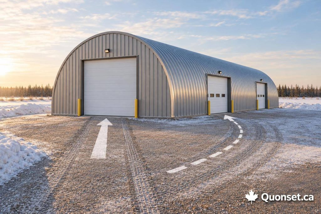 Quonset End Doors vs Side Doors: Access